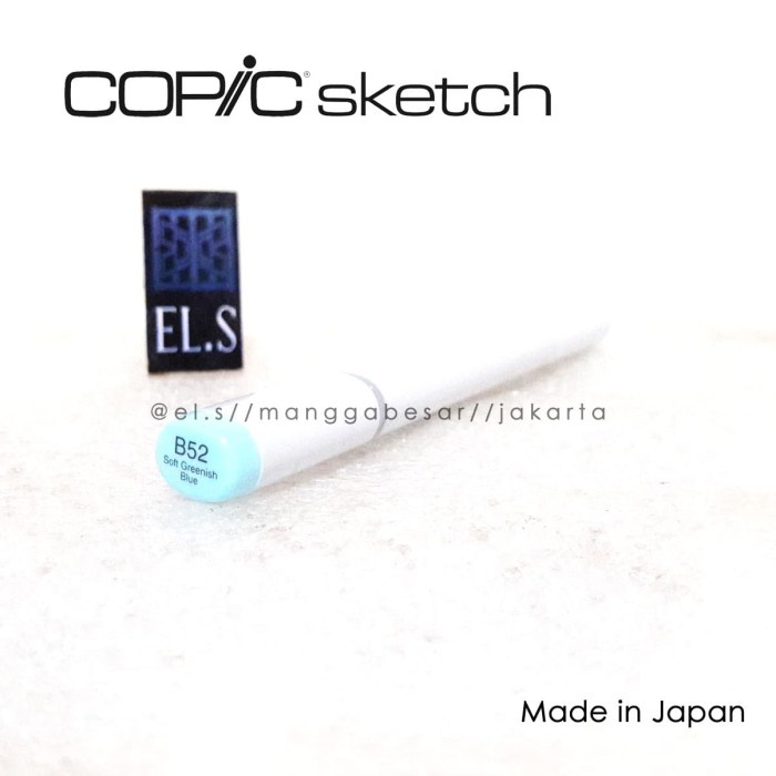 

Mantap Copic Sketch Marker B52 Soft Greensih Blue ( Csm ) Berkualitas