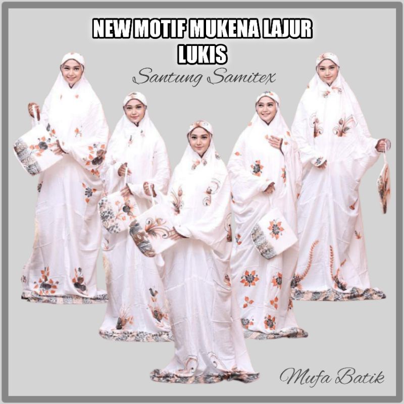 [BISA COD] MUKENA TERUSAN TERBARU//MUKENA BATIK LUKIS//MUKENA BATIK DEWASA