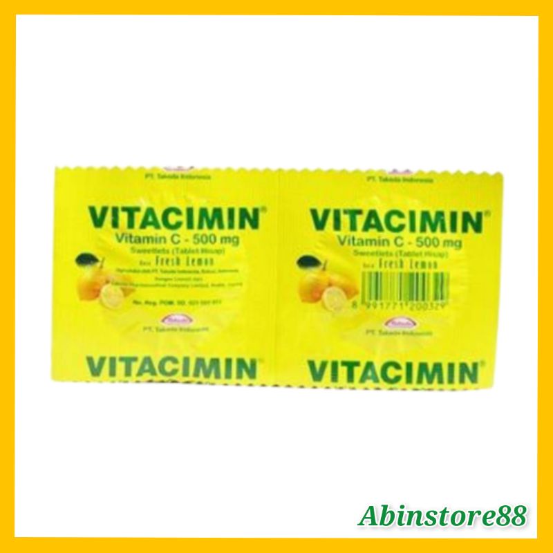 Vitacimin vitamin hisap isi 2 tablet