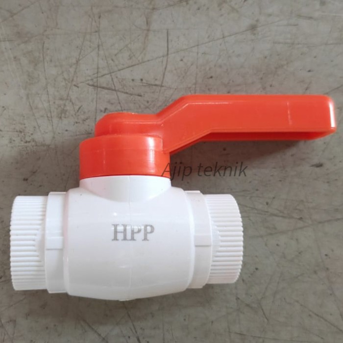 Stop kran ball valve 3/4 dan 1/2 Hpp murah bagus