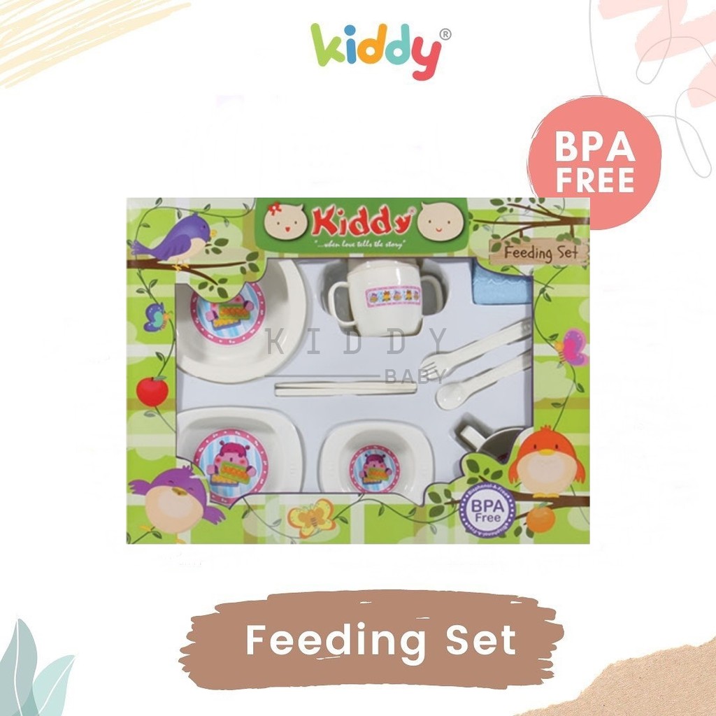 Kiddy Baby Feeding Set Peralatan Makan Bayi Lengkap (Large) KD 82-05