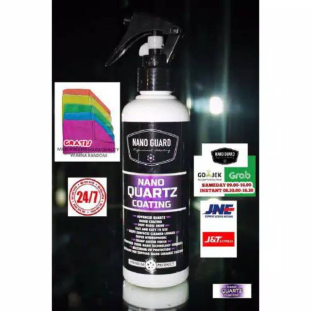 TERBAIK  NANO QUARTZ CERAMIC COATING SEALANT SEMI CROATING WAX