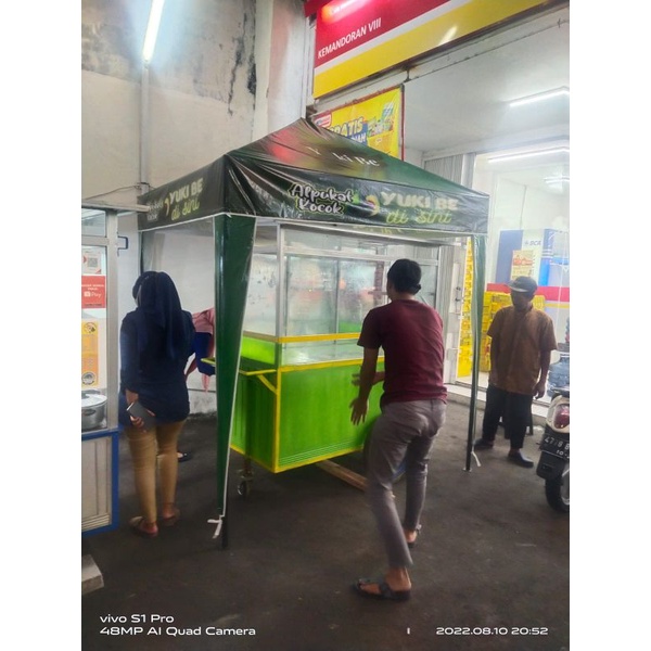 gerobak alpukat kocok gerobak alumunium