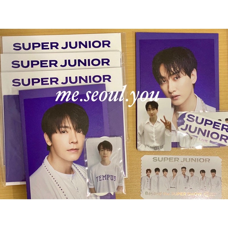 SUPER JUNIOR Beyond live AR Ticket set