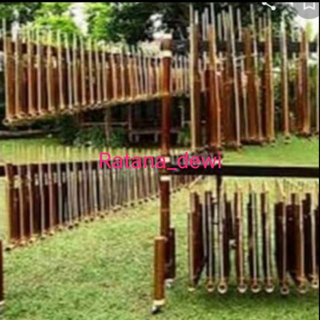 Angklung 55 Nada-Bambu Hitam