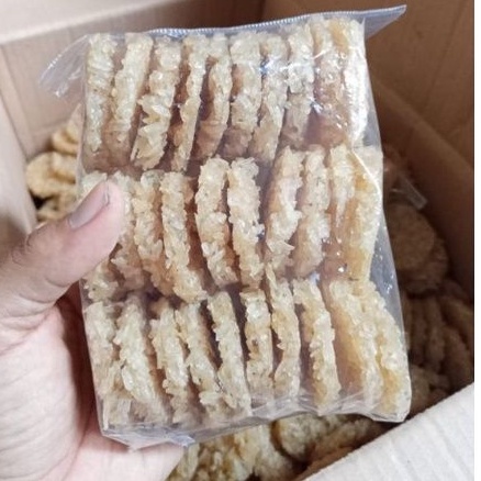 

Rengginang mentah rasa trasi isi 30 pcs