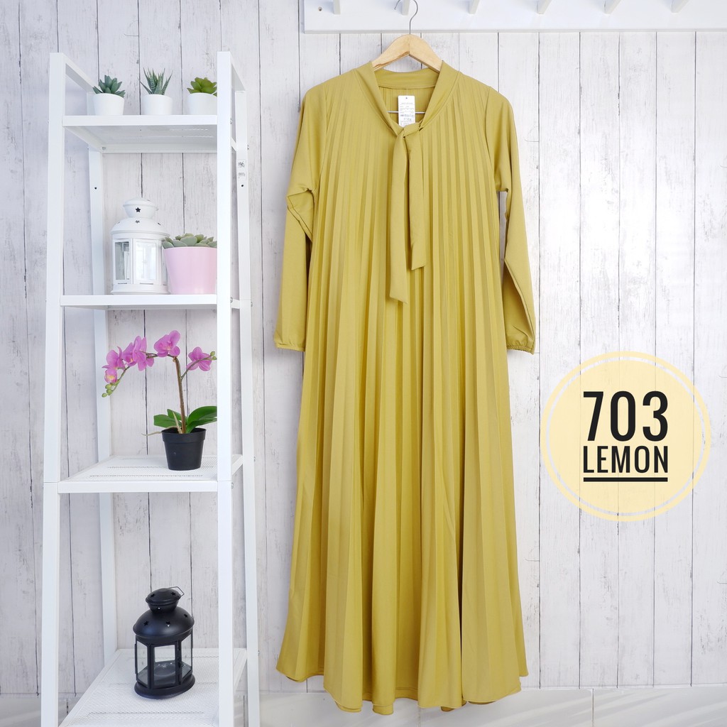 GAMIS PLISKET PAYUNG 703 MAXY DRESS PLISKET TERUSAN PRISKET PLEATED DRESS PLISKET MAYUNG FLOWY