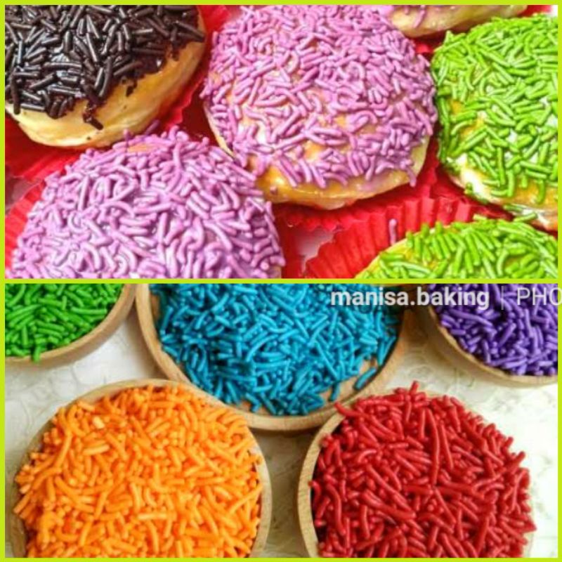 

MESES WARNA ELMER 250 GR REPACK COKLAT BUTIR WARNA ELMER
