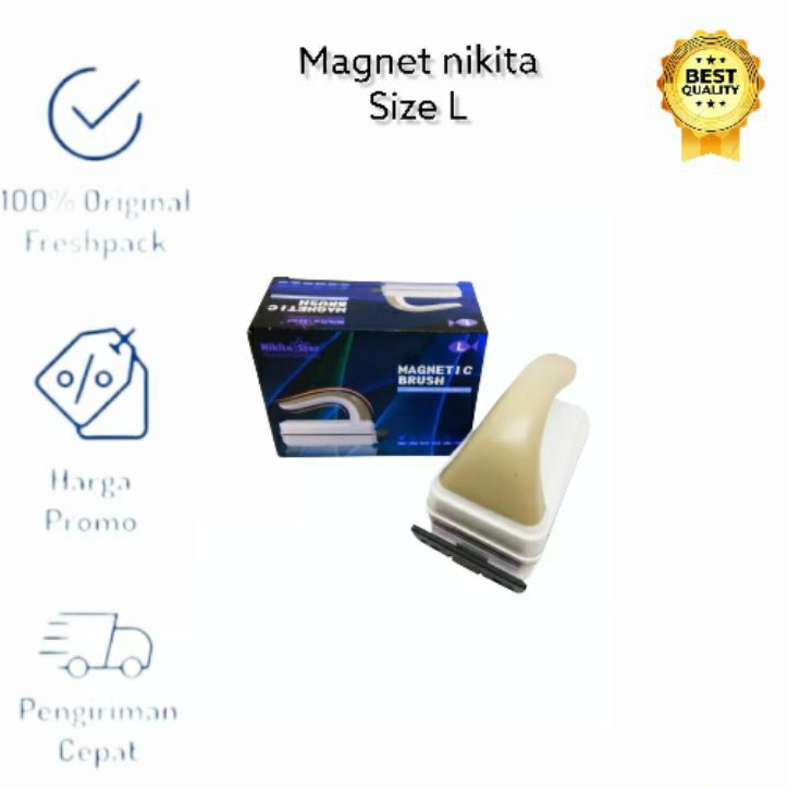 SIKAT MAGNET SIZE L  LARGE / MAGNETIC BRUSH AQUARIUM NIKITA STAR