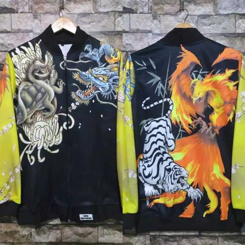 Jaket sukajan Art Tiger/ Jaket Japan/Jaket Custom/Jacket full Print