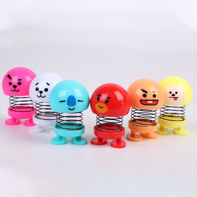 Grosir - B563 (TANPA BOLA LED) Boneka Goyang  / Goyang / Emoji doll LED Shaking Head