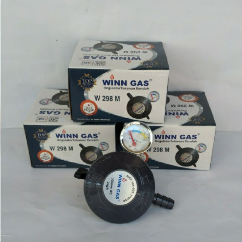 REGULATOR GAS LPG WINN GAS W 298 METER BER SNI