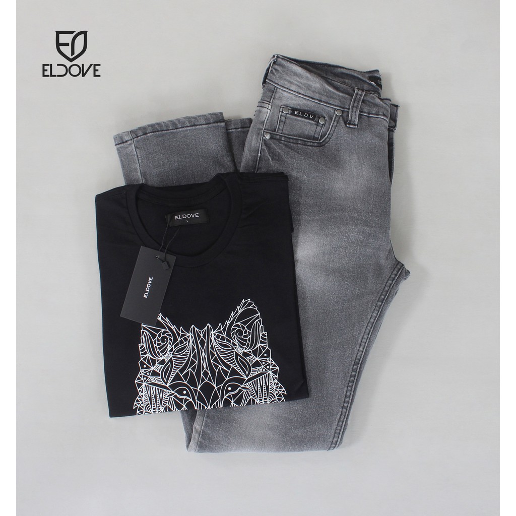 Eldove Paket Celana Jeans + Kaos 8511