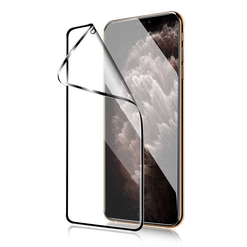 Pelindung Layar Tempered Glass 100d Curved Tahan Gores Untuk Iphone 6 6s 7 8 Plus X Xs Max Se 2020 11 12 Pro Max