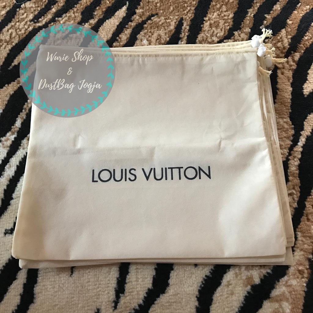 LOUIS VUITTON LV DustBag Pengganti Sarung Tas Pelindung Debu Serut Dust Bag Branded