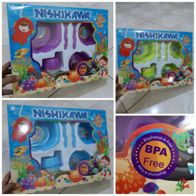 Hadiah Kado Paket Alat Tempat Makan Bayi - Feeding Set Baby Gift