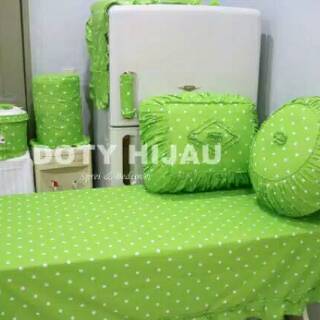  TAPLAK  MEJA  MAKAN  SET  KITCHEN SET  DOTY ORANGE DOTY UNGU 