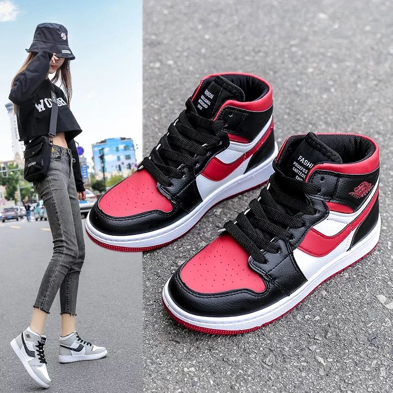 RK Collection - Sepatu Sneakers Wanita Semi Boots New Sport JD02-8