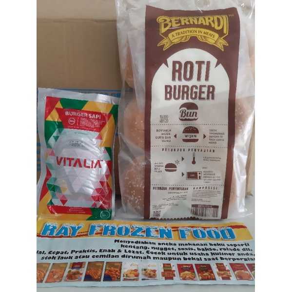 

Paket Burger plus Smoked beef