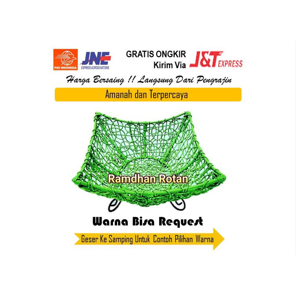 Keranjang Buah Rotan Sintetis - Tempat Buah Rotan Sintetis - Wadah Buah Rotan Sintetis - Keranjang