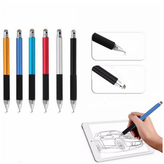 

Pulpen Pen Stylus 2In1 Layar Sentuh Hp Laptop Touch Screen Lancip