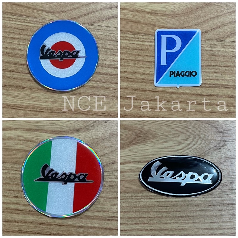 EMBLEM STIKER TIMBUL VESPA