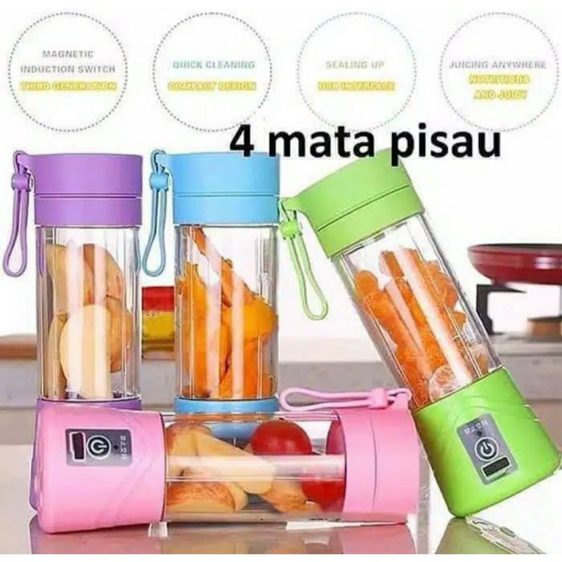 Blender Mini Portable- Alat Pembuat Jus - Juice Cup Blender Mini Portable USB