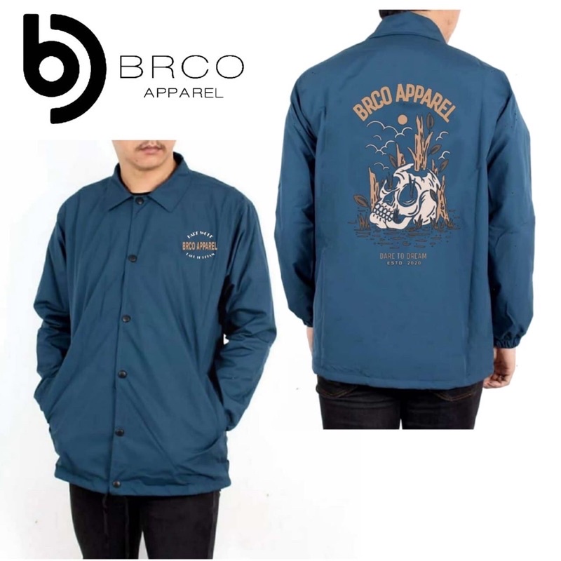 (BISA COD)JAKET COACH BRCO ORGINAL ANTI AIR PREMIUM