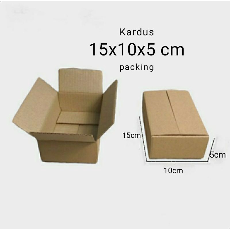 

Termurah kardus Uk 15x10x5 cm box packing polos