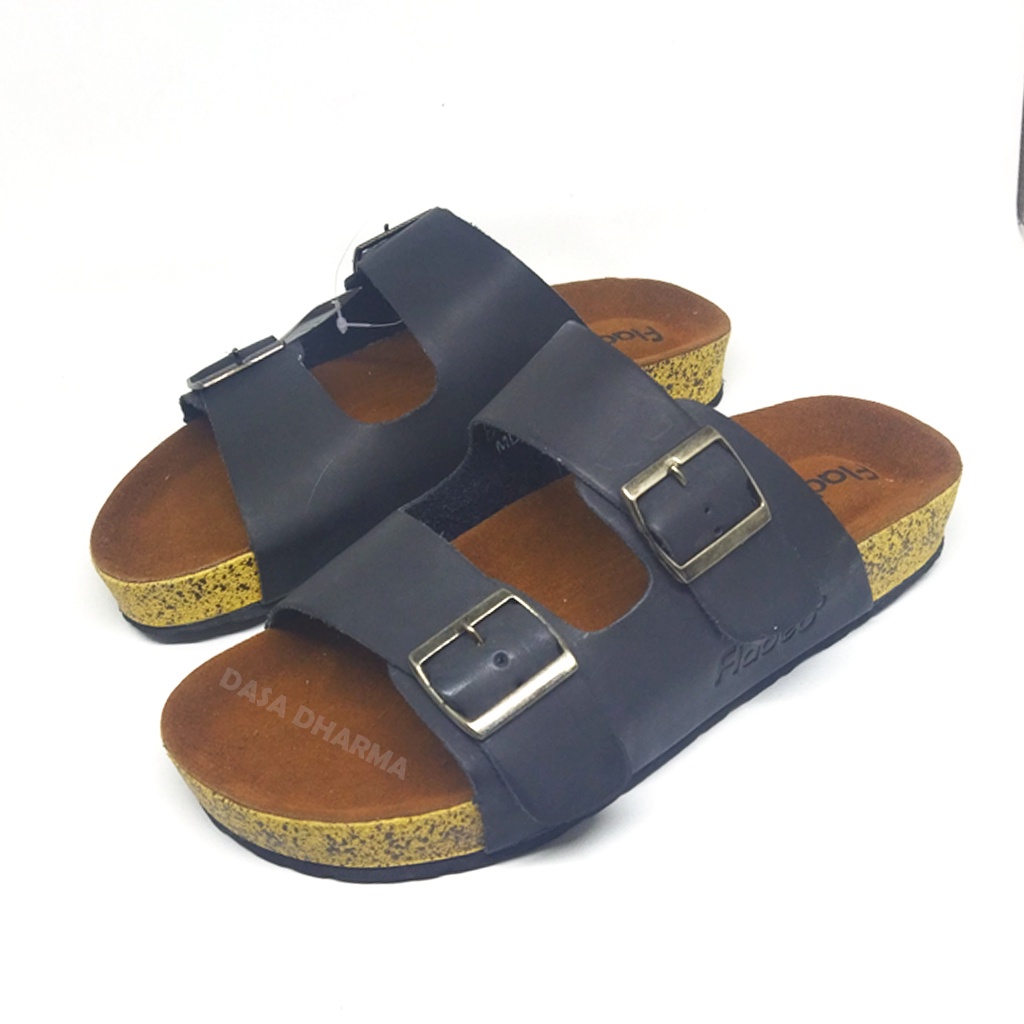 Sandal Fladeo Pria Slop Fashion Selop Cowok Slide Polos Original Size 39 - 43