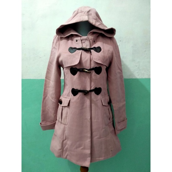 COAT WOLL BRAND ANK ROUGE