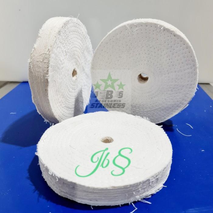 Cotton | Kain Poles Katun Putih 6" X 1" Inchi (2.5Cm) Terbaru Ready Stock