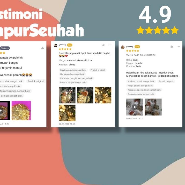 

Review BASO ACI TULANG RANGU 10 Biji KOMPLIT TERMANTAP KHAS GARUT CIRAWANG MURAH ENAK PEDAS VAKUM RAPAT #murah