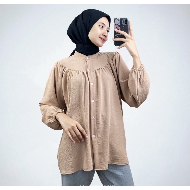 Tq88indonesia Fashion Baju Atasan Wanita Terbaru / RASHIFA SHIRT BLOUSE / Busana Santai Cewek / Outfit