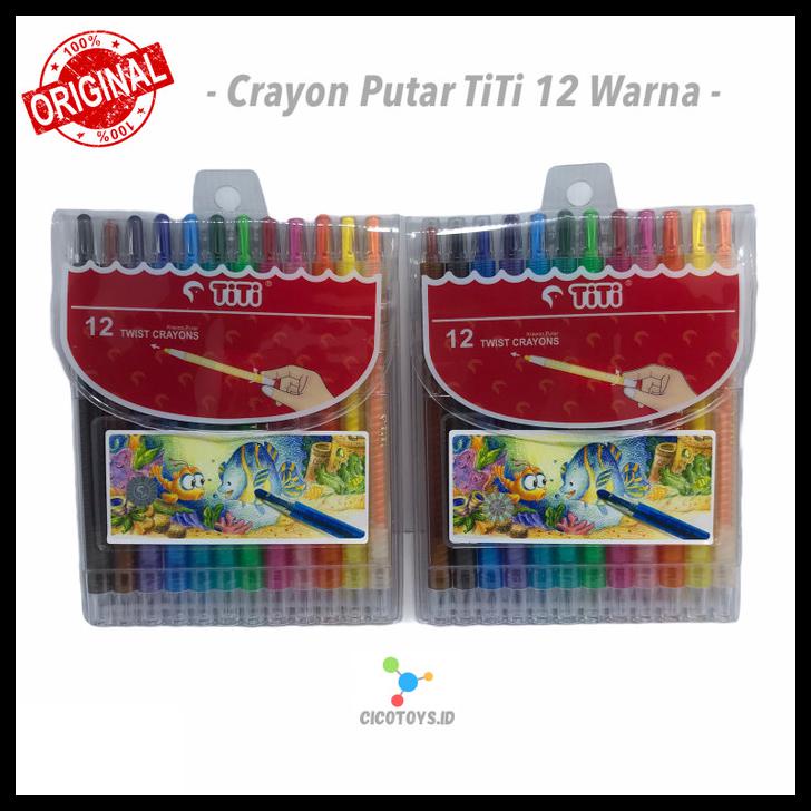 

Twist Crayon Krayon Putar Titi 12 Warna