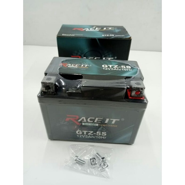 AKI ACCU RACE IT FULL KERING MOTOT GTZ-5S KARISMA/BEAT
