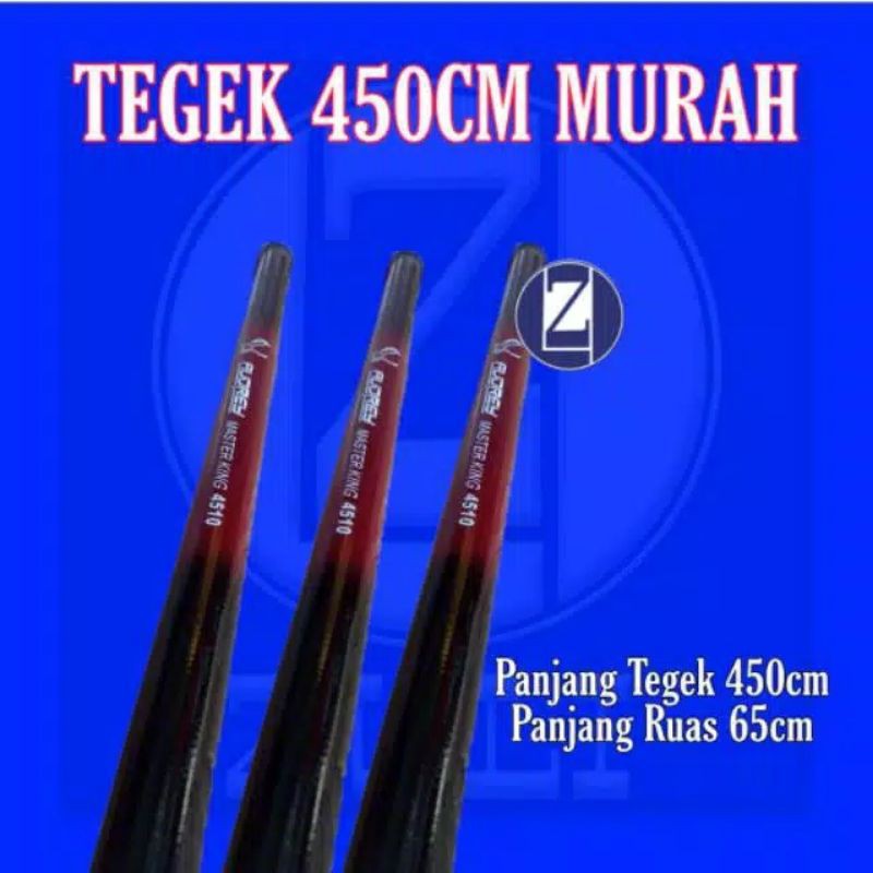 Joran Tegek 450cm Ruas Panjang