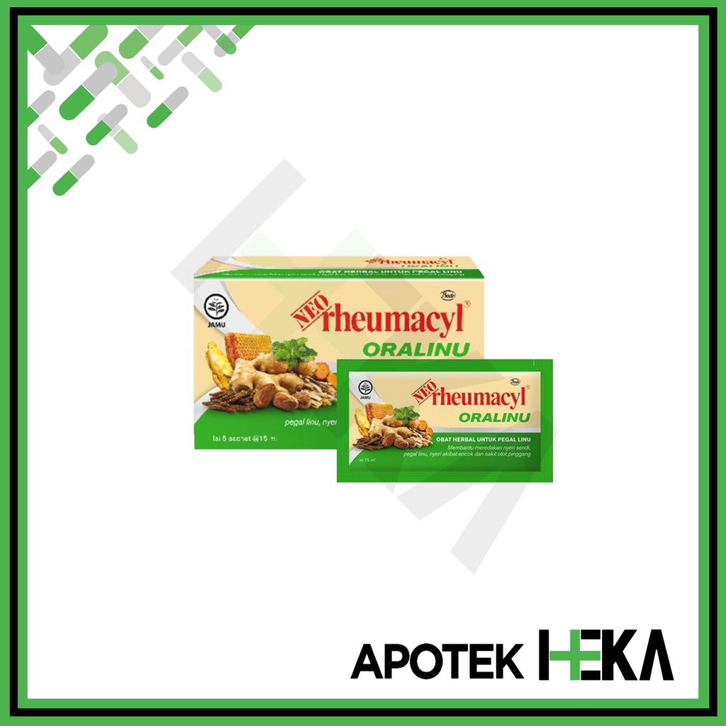 Neo Rheumacyl Oralinu Box 5x15 ml Obat Herbal Pegal Linu Encok Sirup (SEMARANG)