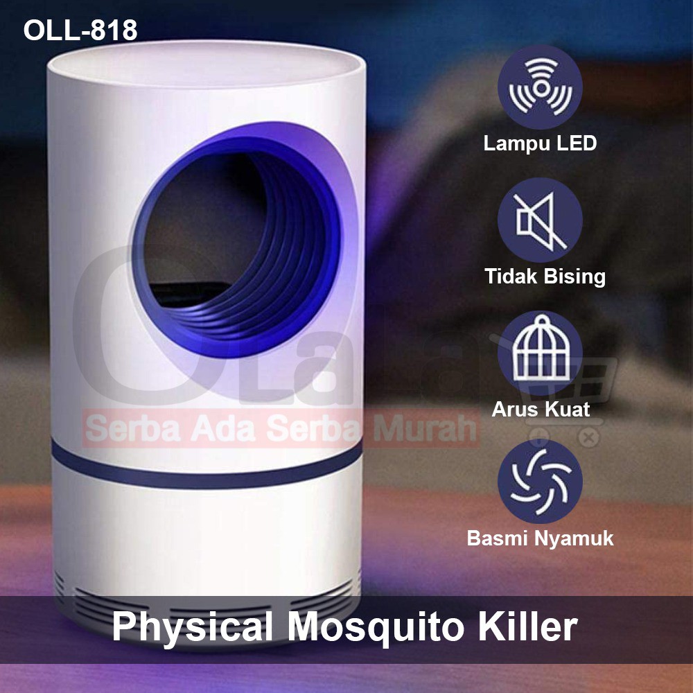 Lampu Perangkap Nyamuk USB LED Mini Electric Mosquito Catcher trap UV OLL-818