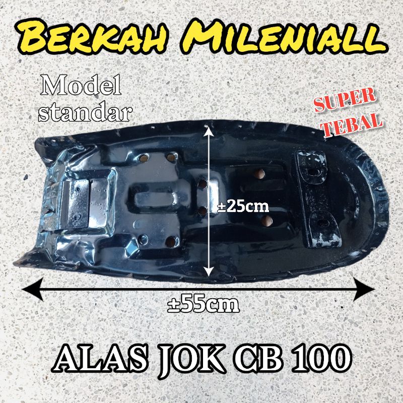 Alas besi tatakan plat jok cb 100 cb gelatik model ori