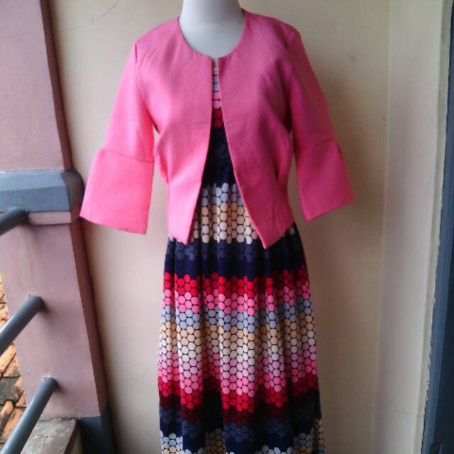 Dress polkadot pink