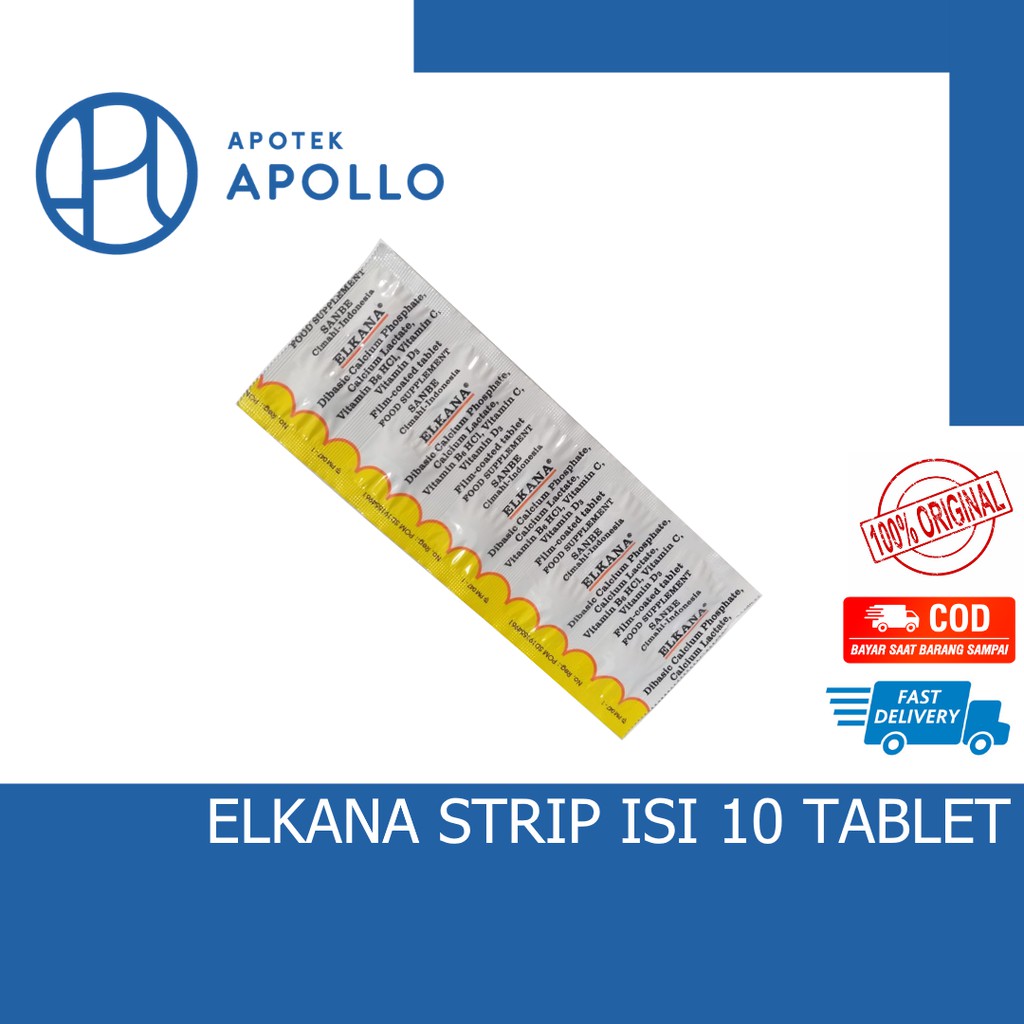 ELKANA STRIP ISI 10 TABLET