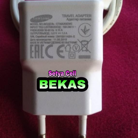 Kekinian - CHarger Samsung 1Amper M10 A10 J6 J5 J4 J3 J2 J1 A01 Original Copotan bawaan hp Ori Bekas