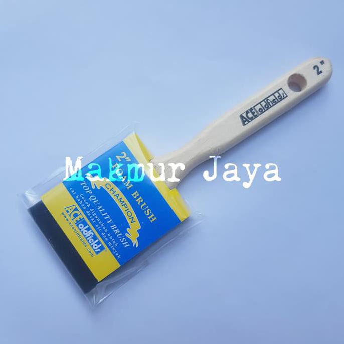 

Sale Kuas Foam Brush Ace Champion 2" Cat Plitur Original
