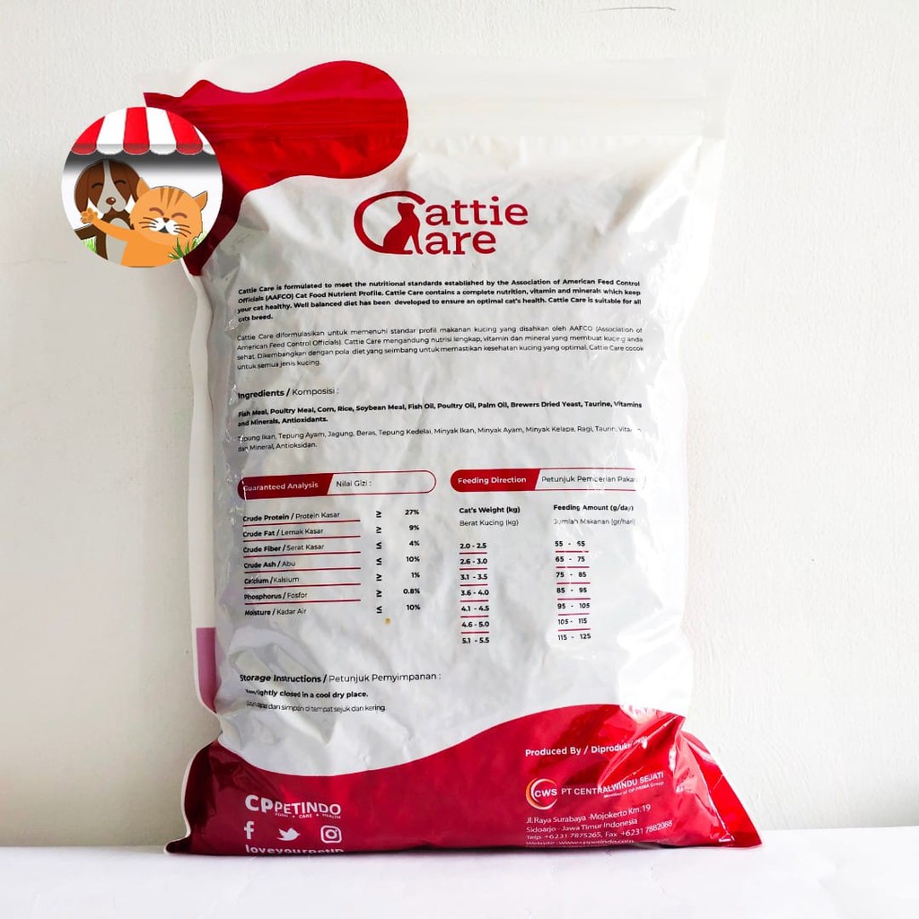 CATTIE CARE Tuna Repack 800gr &amp; 1kg - Makanan Kucing Cattie Care