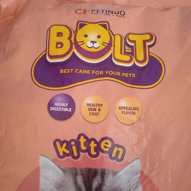 Makanan Anak Kucing Bolt Kitten 20kg - Bolt Kitten 20kg - Cat food