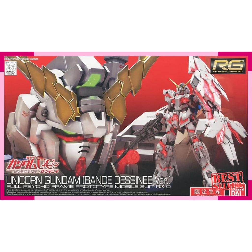 RG Unicorn Gundam Bande Dessinee Ver