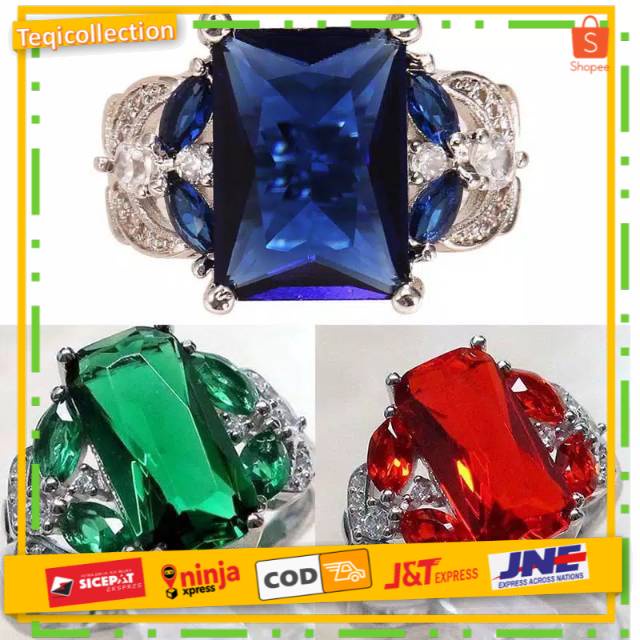 CINCIN WANITA ZIRCON 3 WARNA