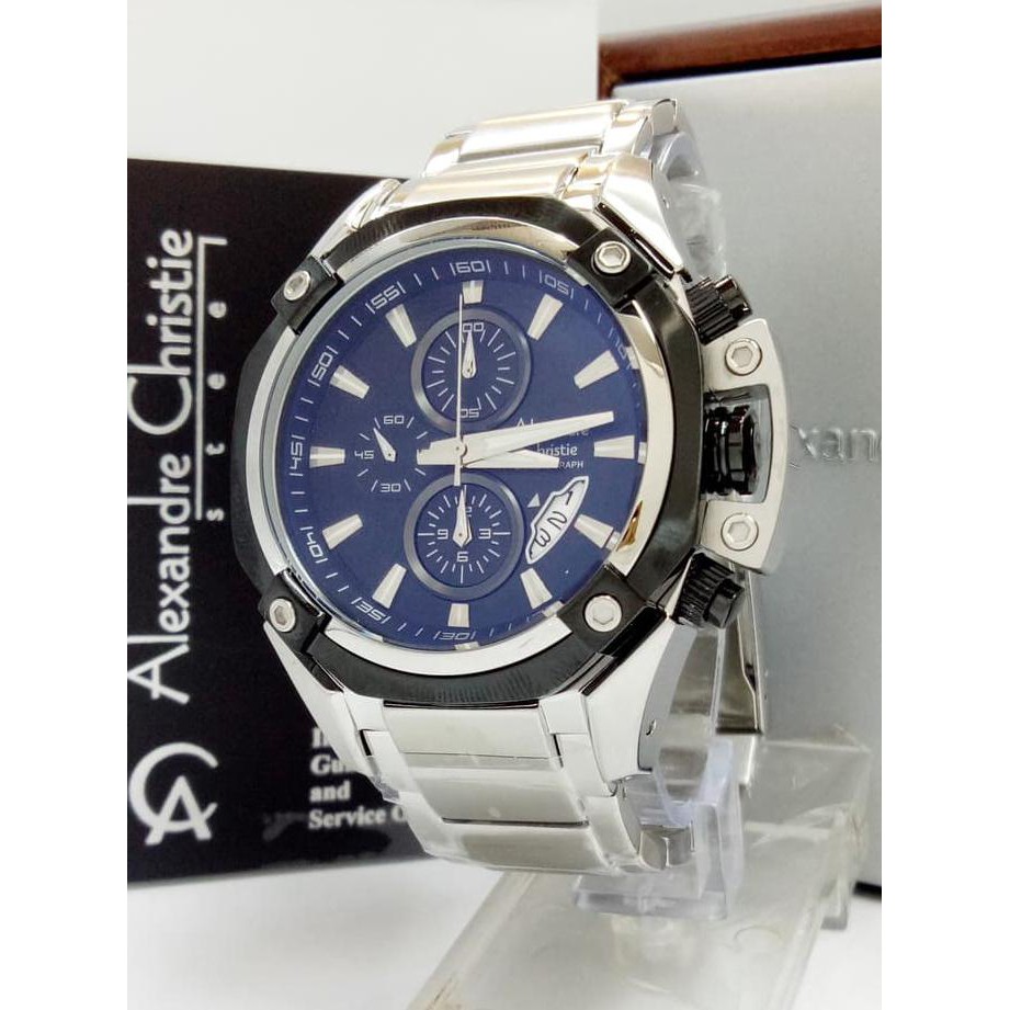 Super Sale Alexandre Christie AC 6225 MC SVBL Ready Stock