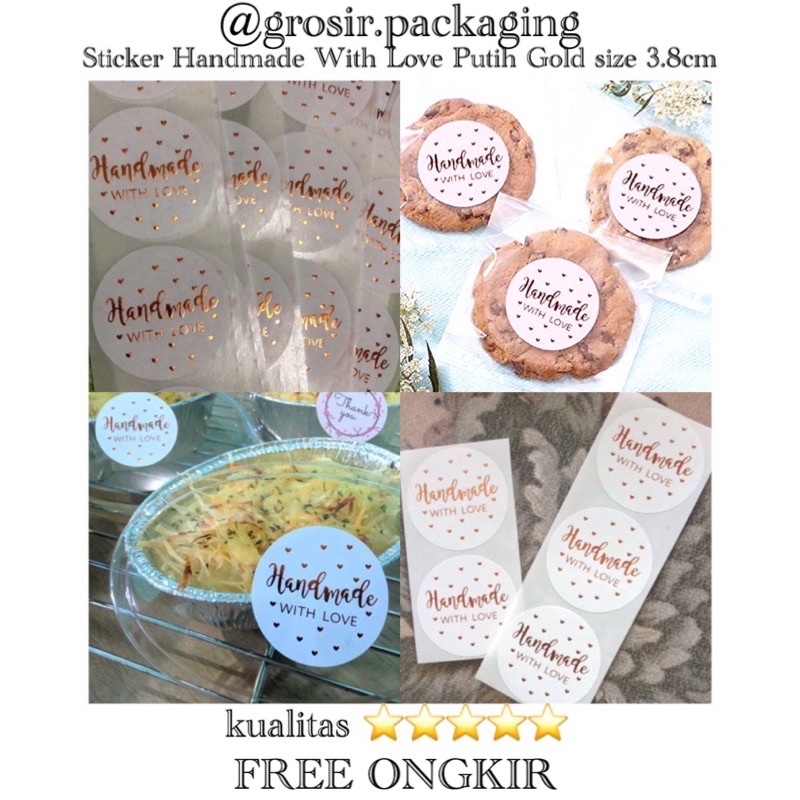 

Sticker Packaging Thank You for Your Order Warna Pink Harga 8499 isi 20pcs